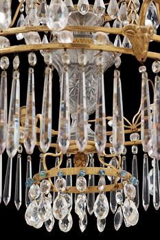 A North European late 18th century four-light chandelier.