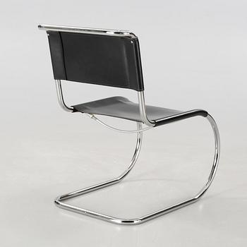 A "MR-10" chair, designed by Ludwig Mies van der Rohe for Thonet, late 20th century.
