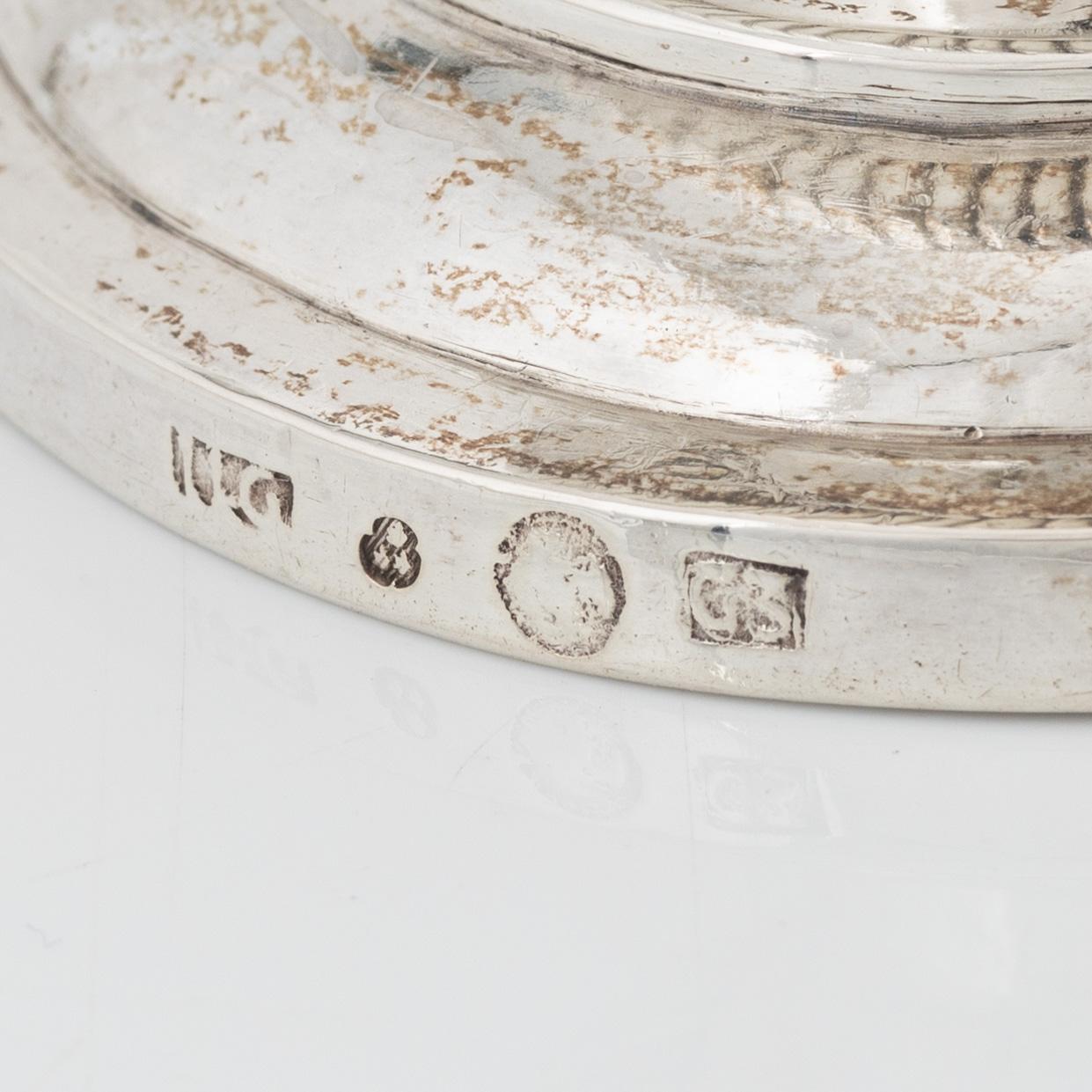 Johannes Lindegren, gräddkanna, silver, empire, Falkenberg 1813.