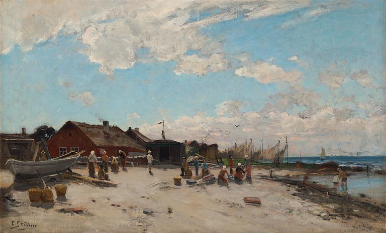 Carl Skånberg, "Sommarmotiv från Arild I".