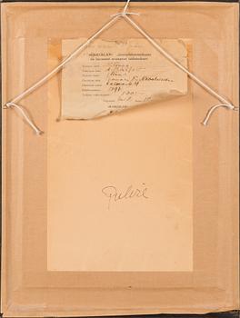 Albert Edelfelt, etsning, osignerad.