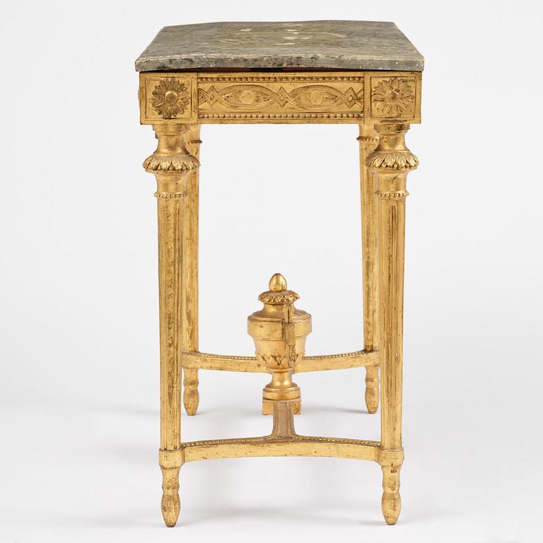 Konsolbord, Stockholmsarbete, 1700-talets slut, Sengsutavianskt.