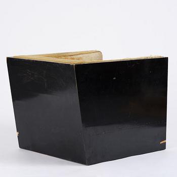 Sten Blomberg, a black lacquered armchair, David Blomberg AB, Stockholm, ca 1933.