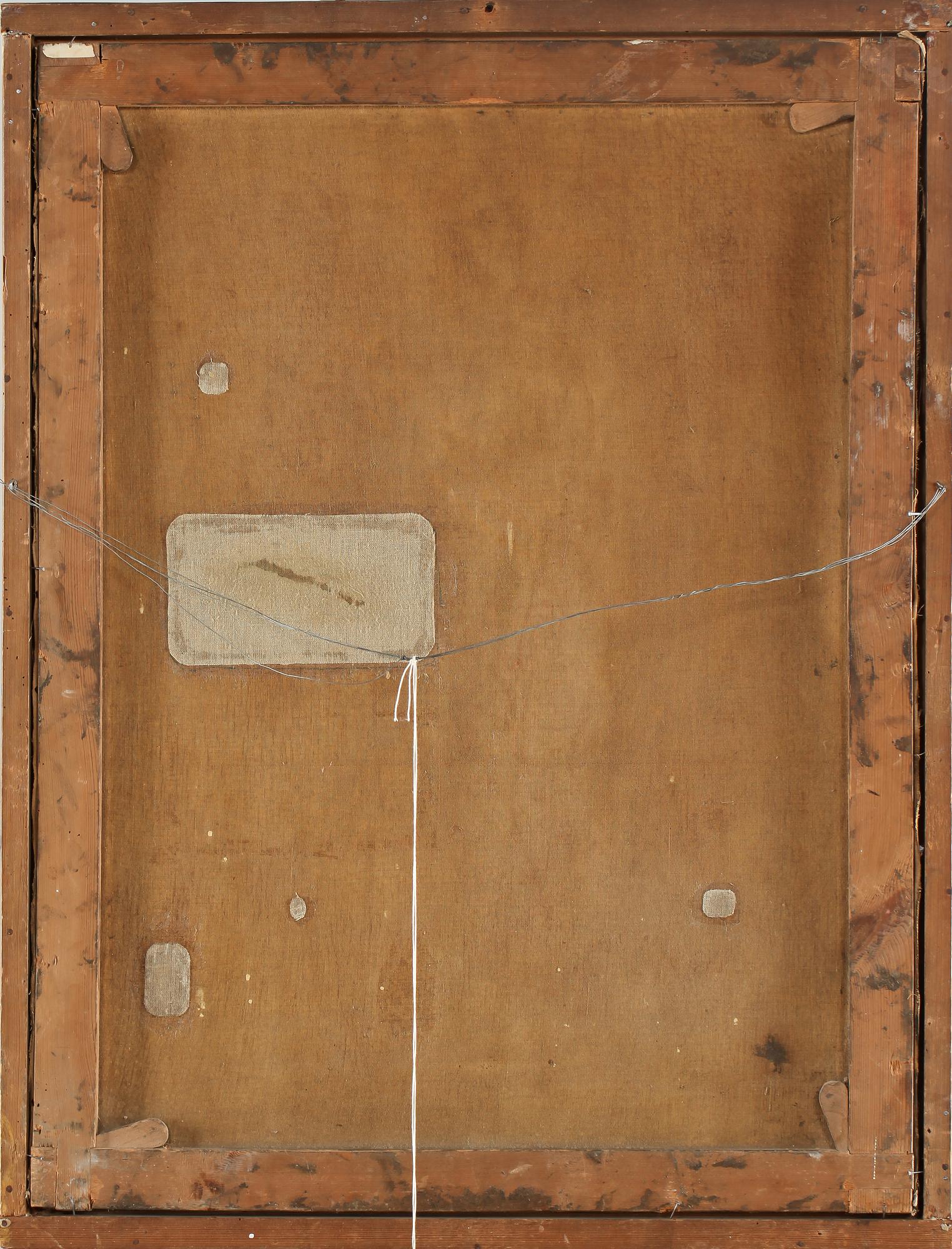 OKÄND KONSTNÄR, olja på duk, 1800-tal.