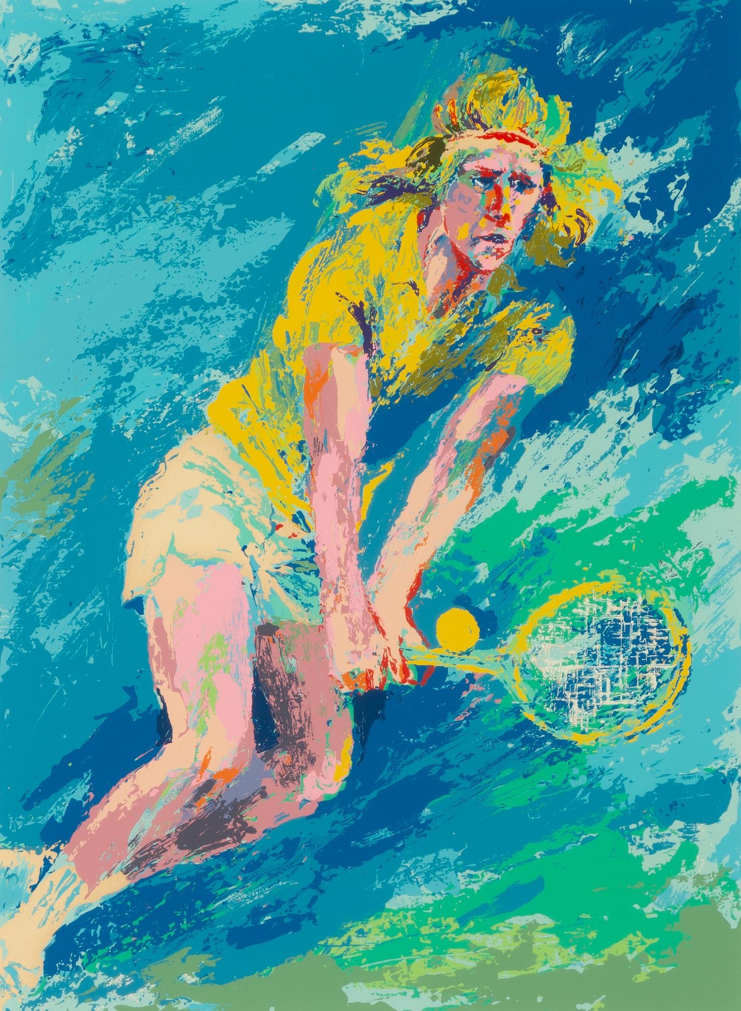 LeRoy Neiman, "Björn Borg".