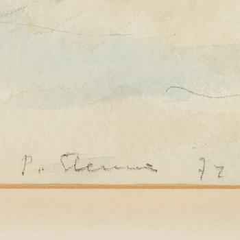 PER STENIUS, mixed media, signed and dated P. Stenius 72.