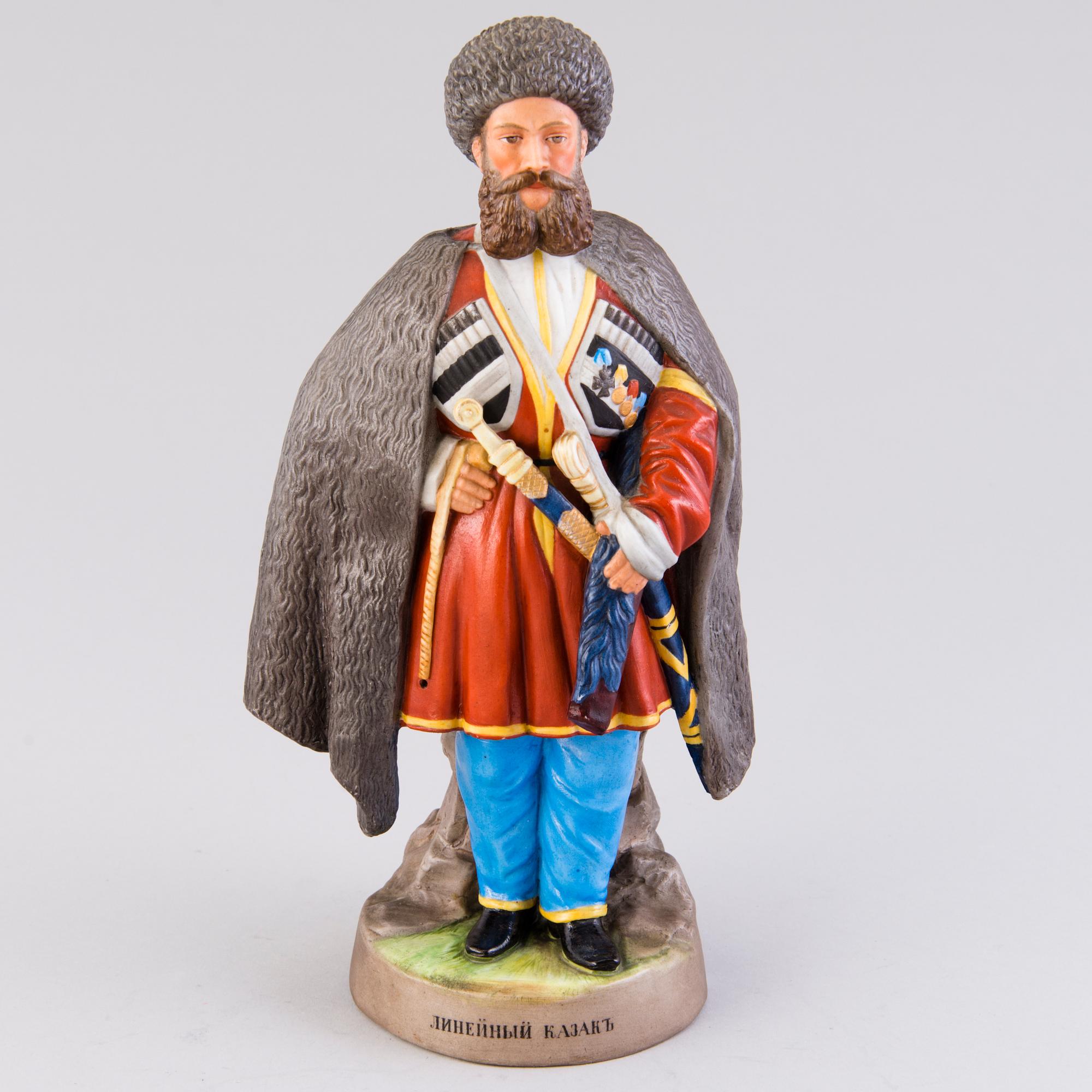 FIGURIN, biskviporslin, Gardner, Moskva, ca 1860-70-talet.
