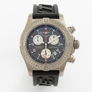 Breitling, Chrono Avenger M1, chronograph, wristwatch, 44 mm.