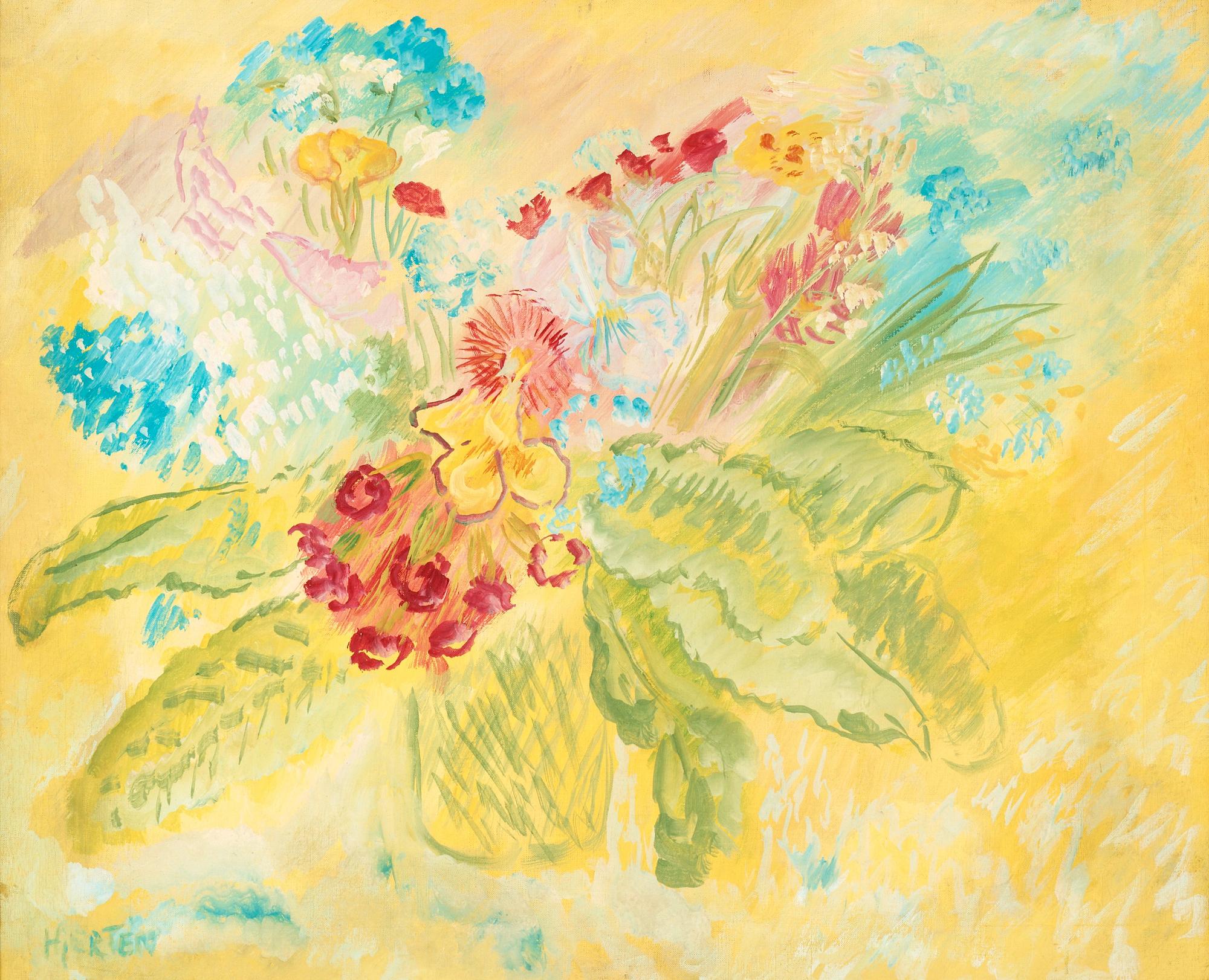 Sigrid Hjertén, "Britas blommor".