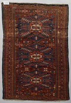 Matta, antik, kaukasisk, sannolikt Zeischur. Ca 180 x 126 cm.