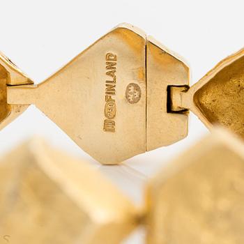 Lapponia bracelet 18K gold , design by Björn Weckström.