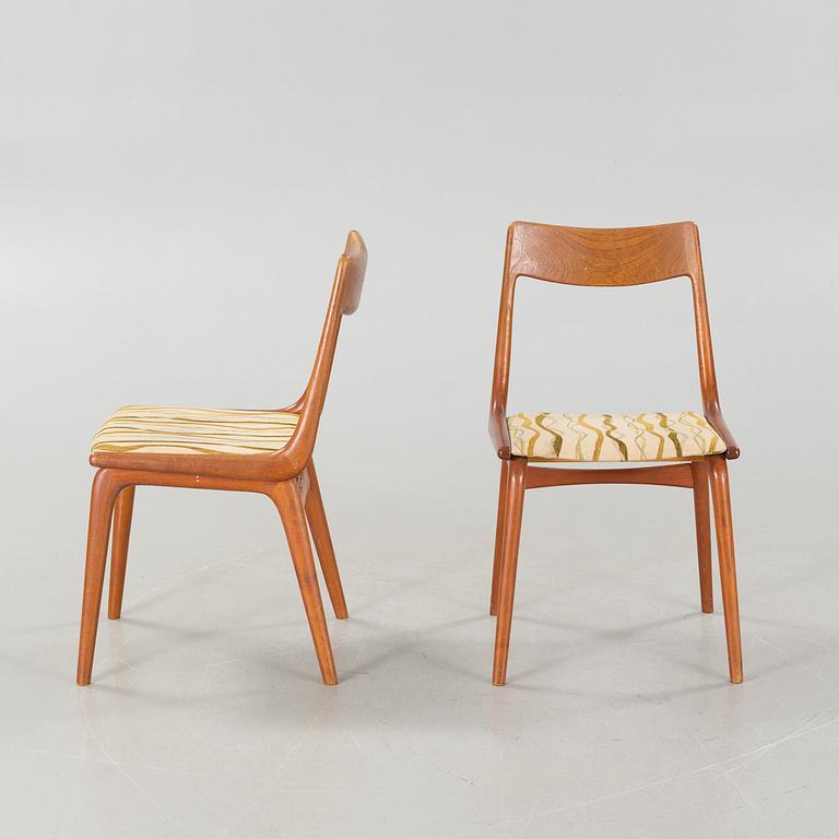 ALFRED CHRISTIANSEN, 4 st, modell 370, Slagelse Møbelvaerk, 1900-talets andra hälft.