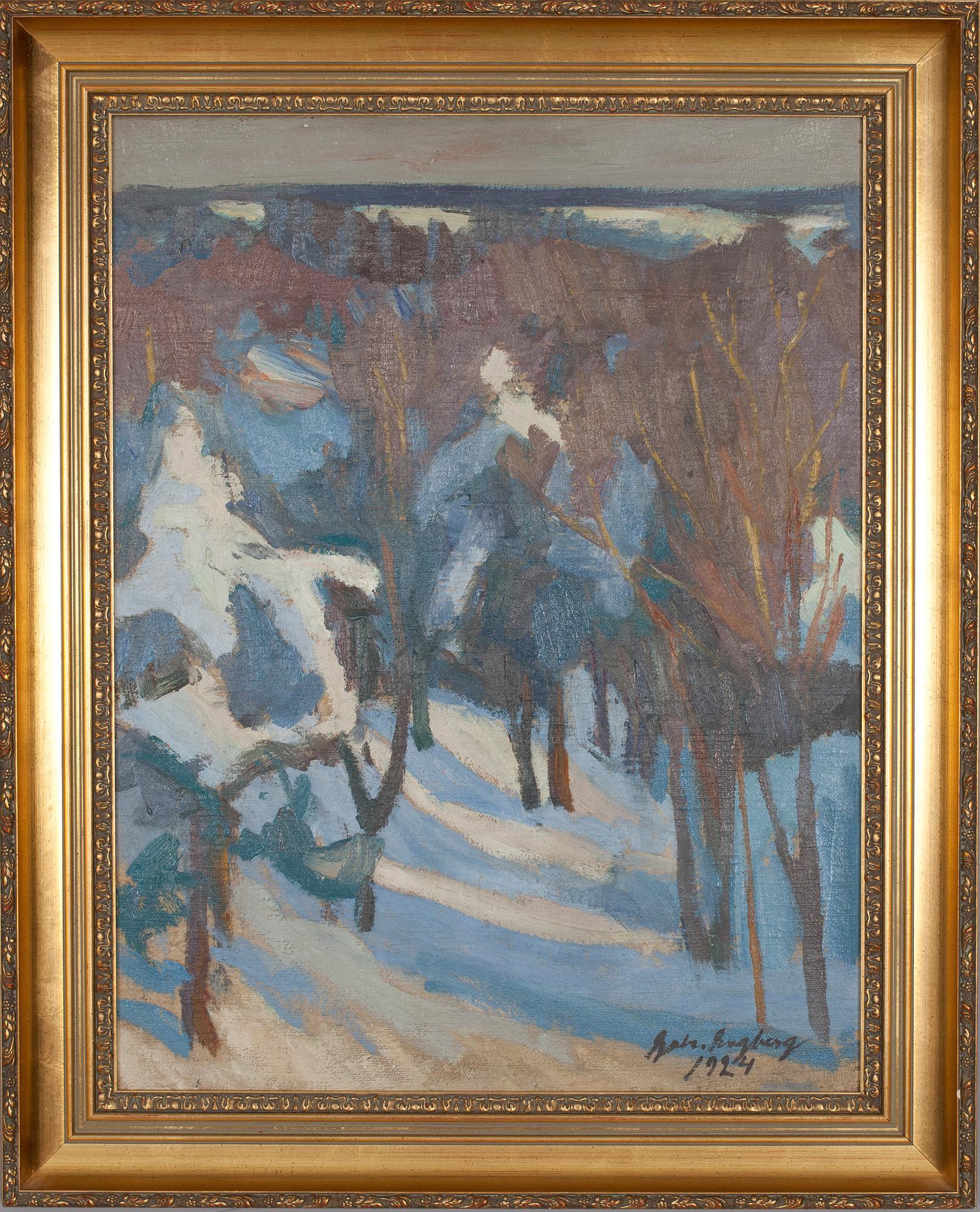 GABRIEL ENGBERG, olja på duk, sign. och dat. 1924.