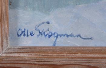 OLLE SKOGMAN, olja på duk, sign.