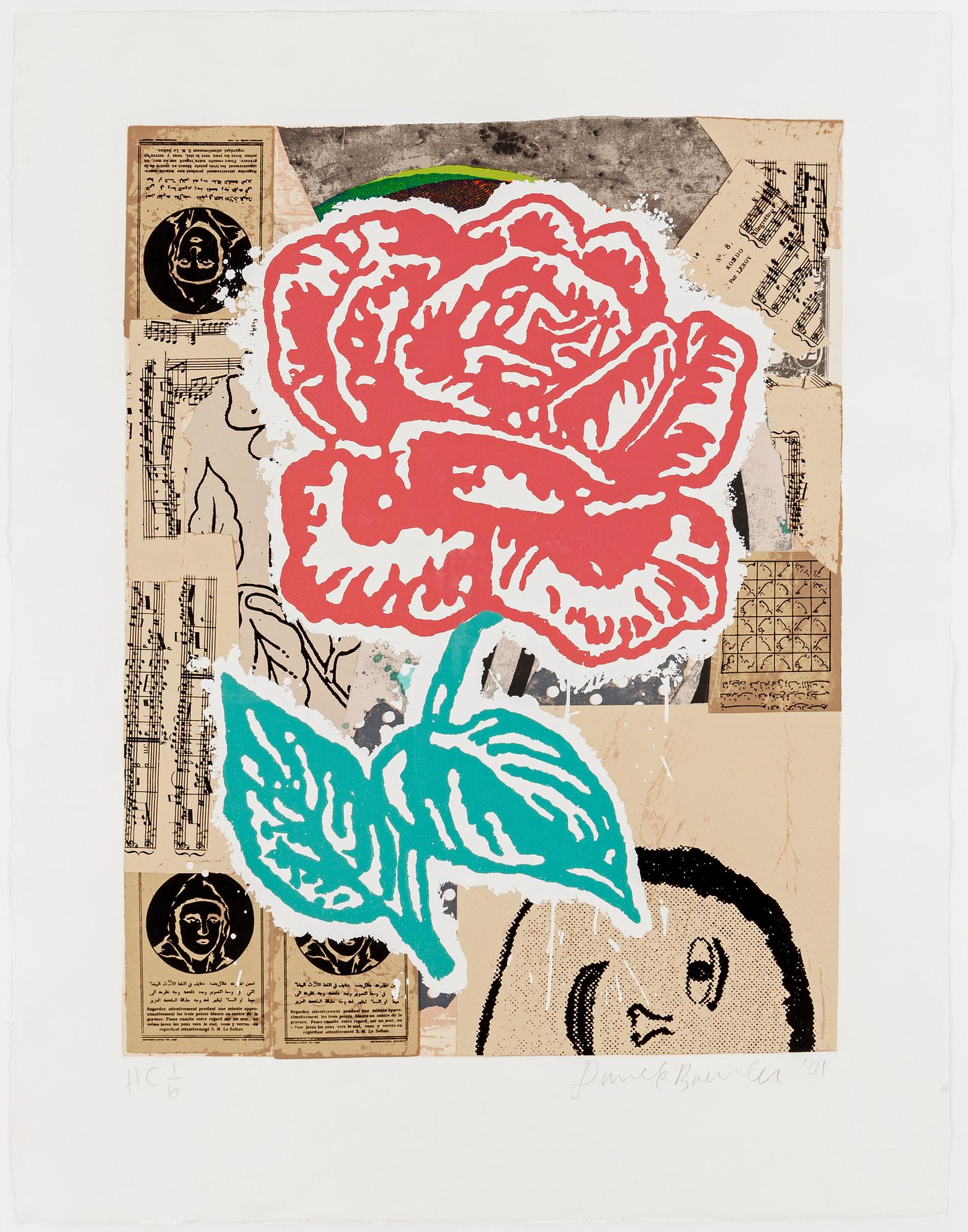 Donald Baechler, "Flower", from: "Some of my subjects".