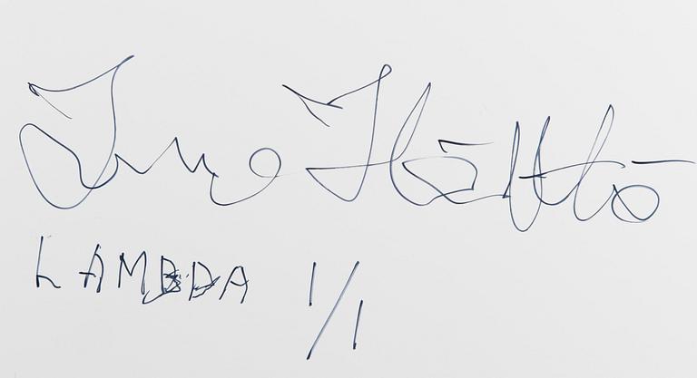 photograph, lamda print, ed. 1/1, 2006, signed a tergo.