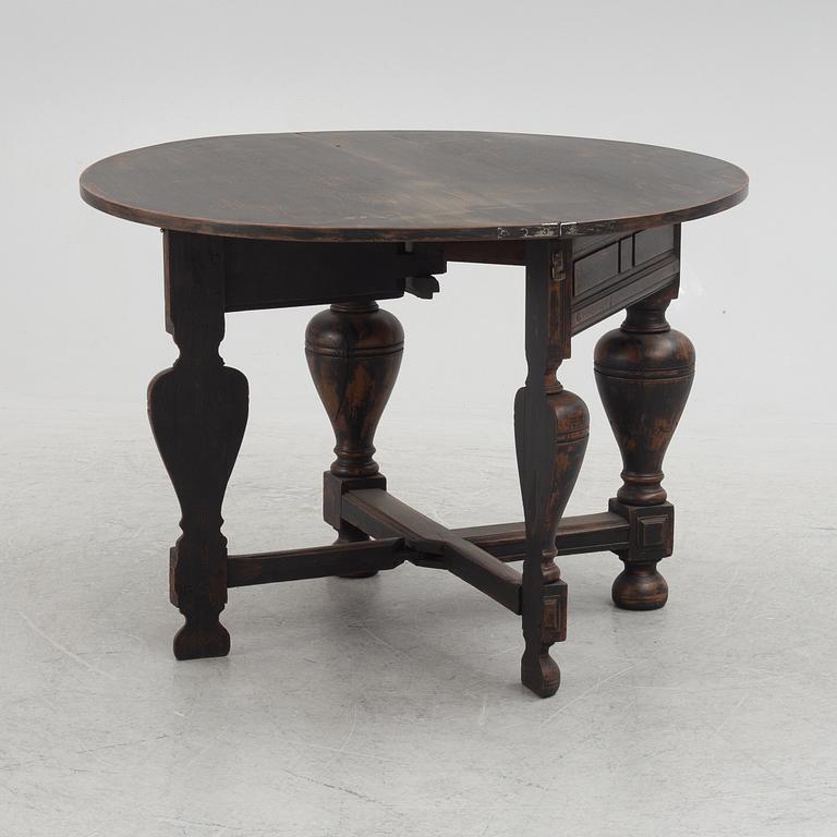A Baroque style table, 19th Century.