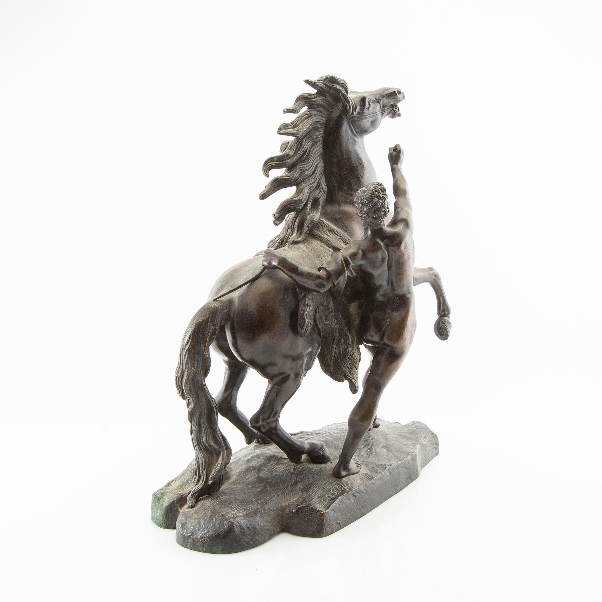 Guilliaume Coustou, efter skulptur Stegrande häst.