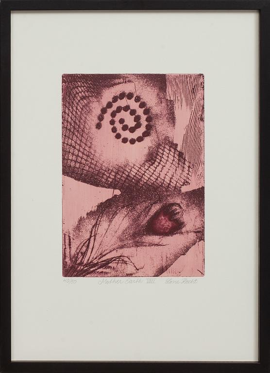 LONE RECHT, etsning, signerad och numrerad 40/50.