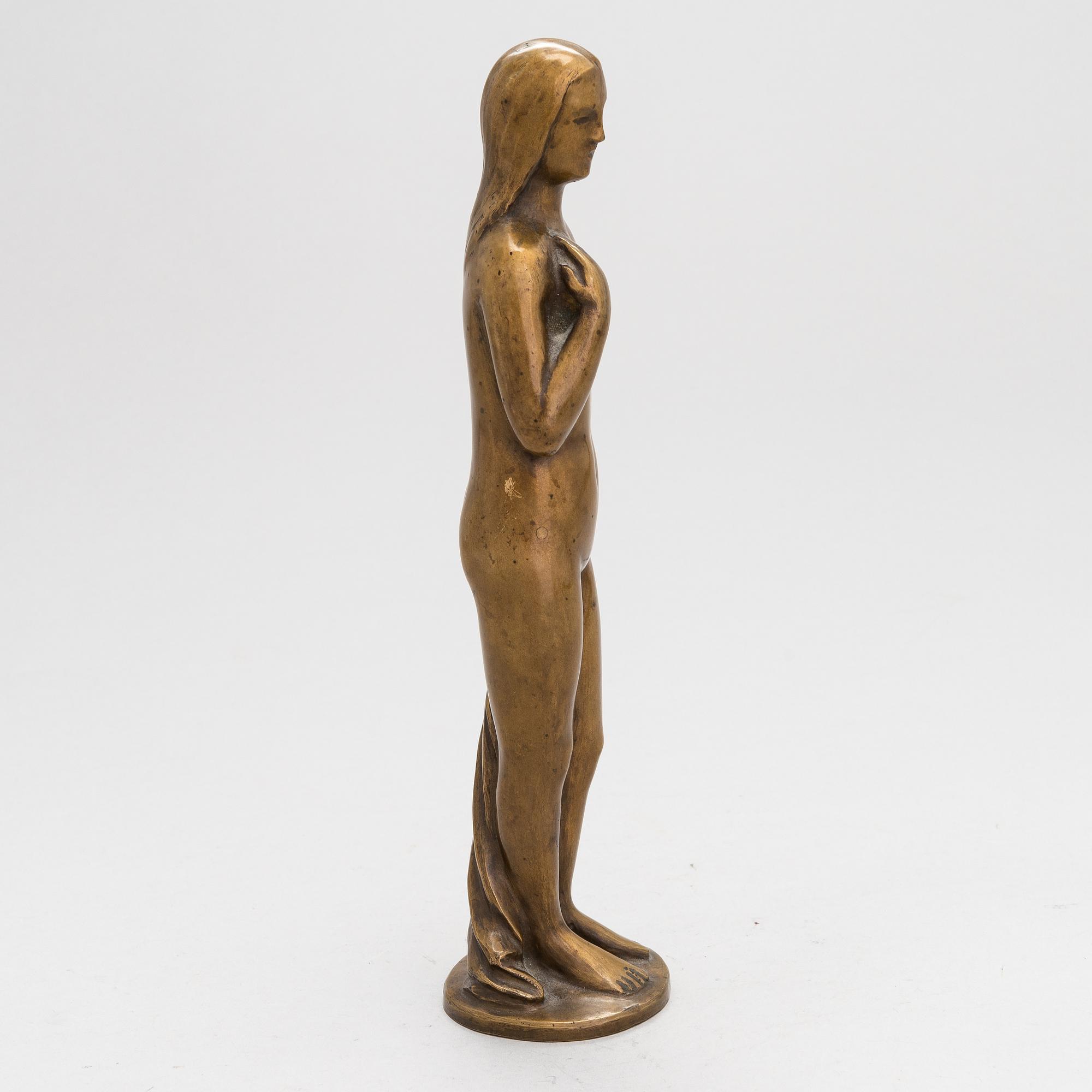 Mikko Hovi, a bronze sculpture, signed M. Hovi.