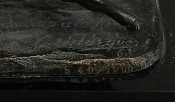 OKÄND KONSTNÄR, skulptur, brons, signerad C Velazquez, daterad -63, numrerad 540/1200.