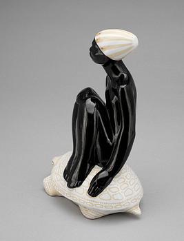 FIGURIN, fajans, Mari Simmulson, Upsala Ekeby, 1950/60-tal.