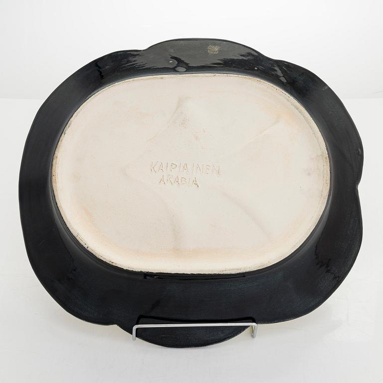 Birger Kaipiainen, koristevati, kivitavaraa, signeerattu Kaipiainen, Arabia.