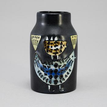 A "Varieté" stoneware vase by Lisa Larson for Gustavsberg.