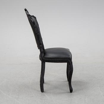 Maarten Baas, a promotional "Smoke dining chair" for Moooi,  after 2002.