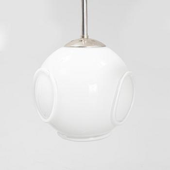 Eva Darpö, a unique glass ceiling light.