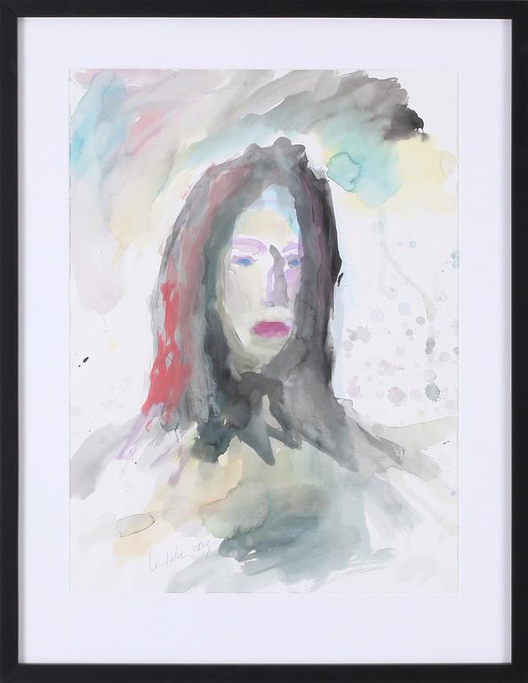 ULF LUNDELL, akvarell, signerad och numrerad IIV03.