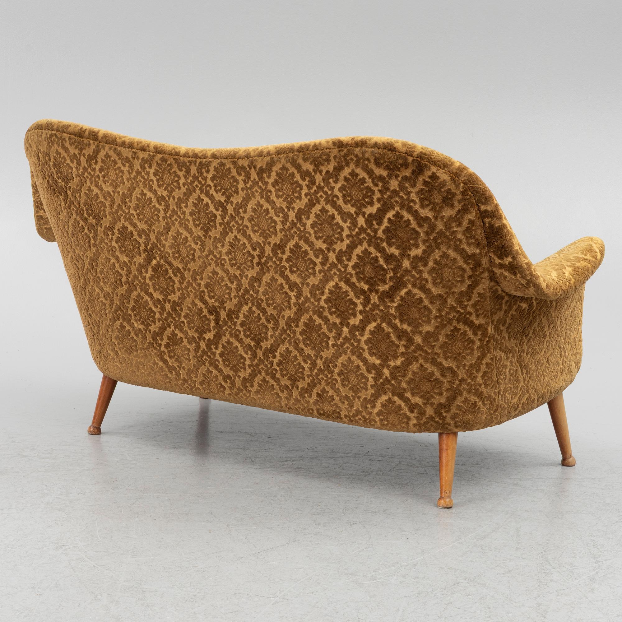 Arne Norell, soffa och fåtölj, "Divina", Westbergs möbler AB, 1960-tal.