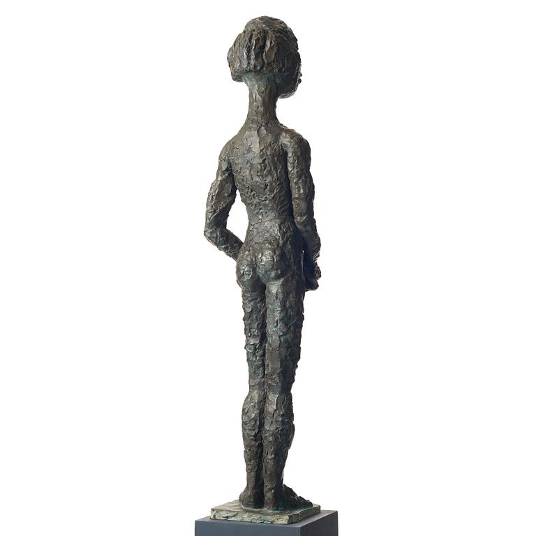 Lena Cronqvist, "Flicka med fågel".