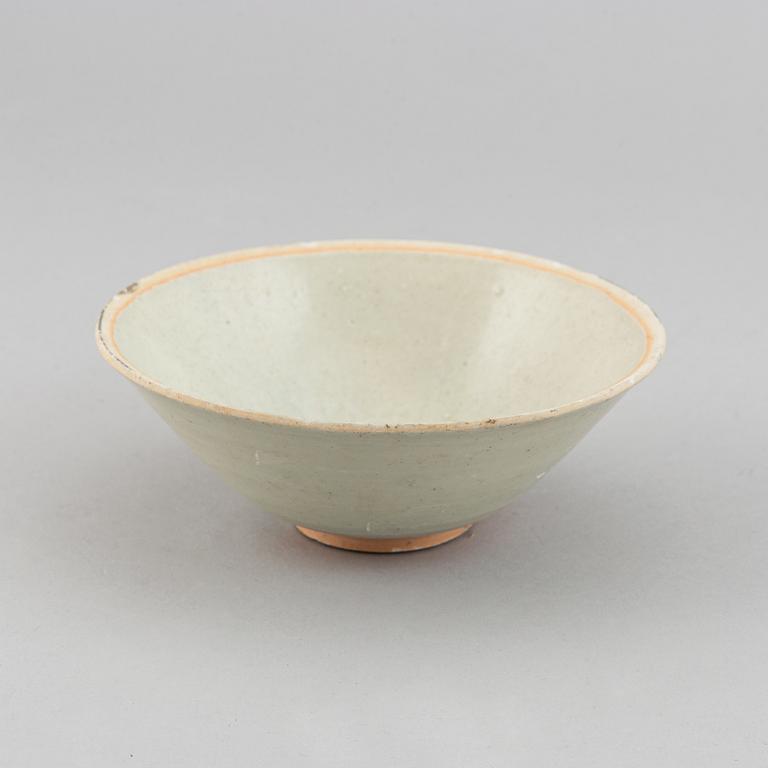 A ceramic bowl, presumably Song dynasty (960-1279).