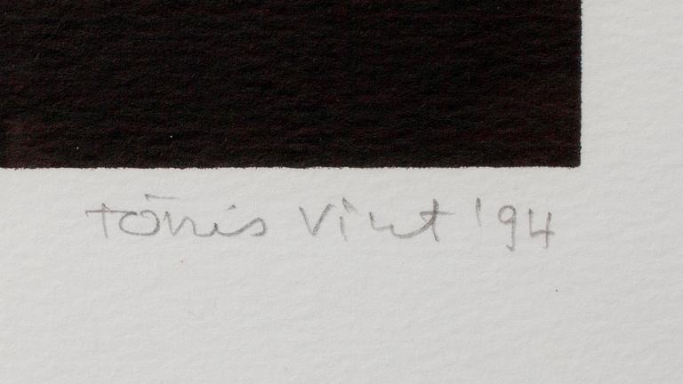 TONIS VINT, serigrafi, signerad och daterad -94, numrerad EA 19/50.