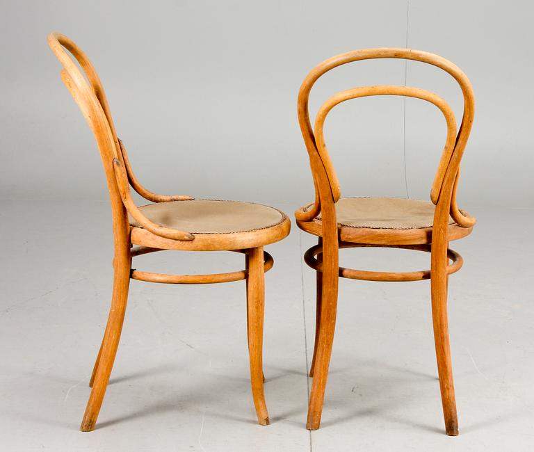 STOLAR, ett par, Thonet, 1900-talets mitt.