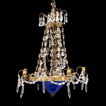 CHANDELIER, gustavian style, mid 20th century.