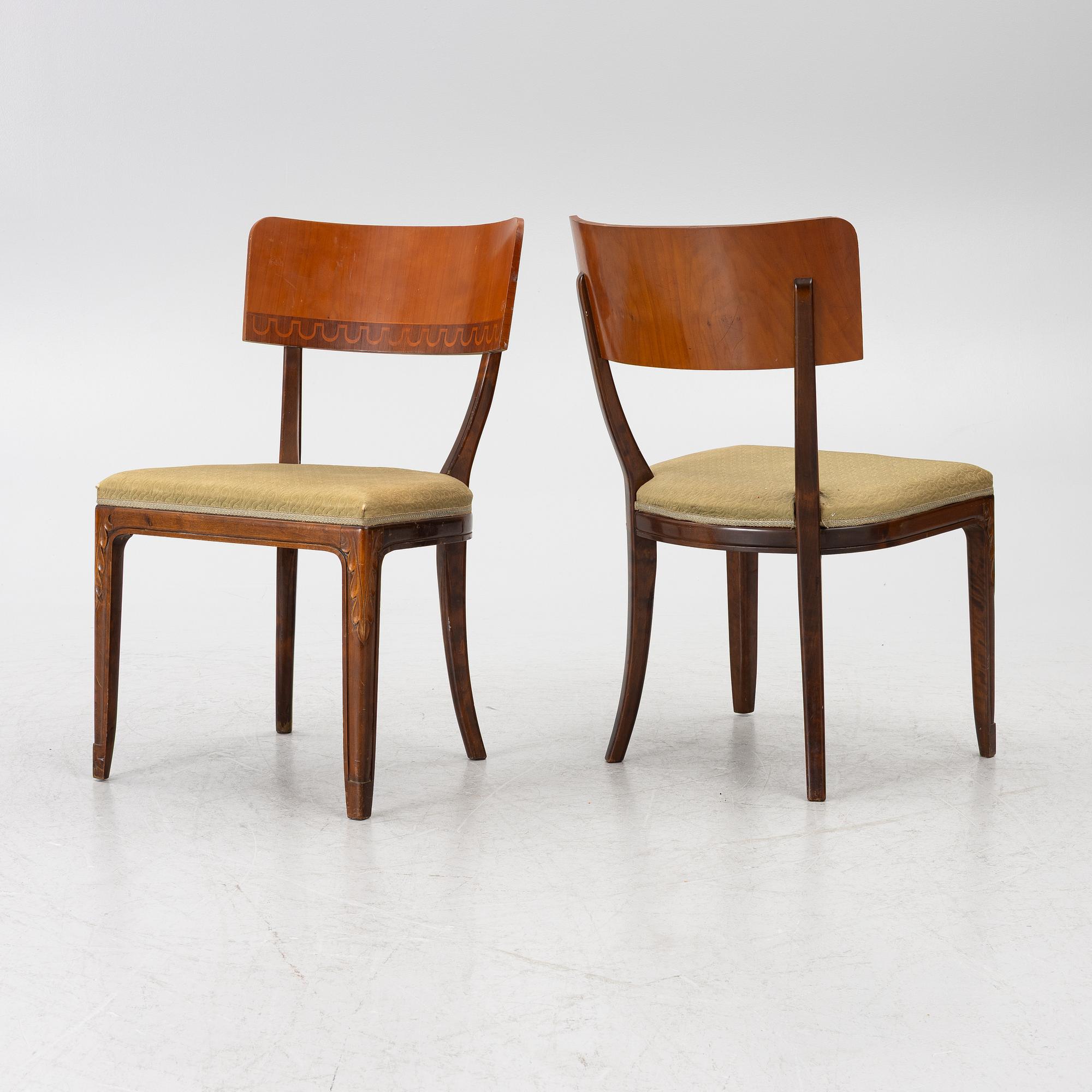 Stolar, 4 st, Swedish Grace, 1920-tal.
