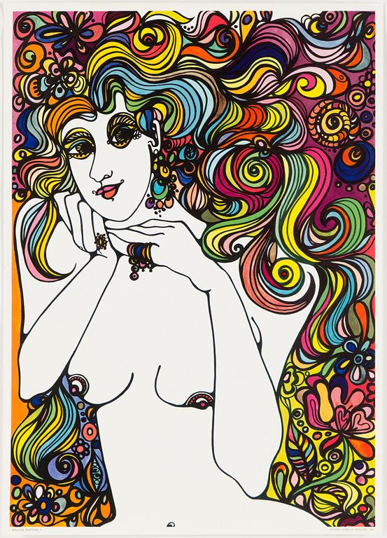 GUNILLA RUDLING, a poster from Malifax Posters, 1967.
