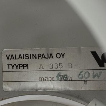 ALVAR AALTO, taklampa, Modell "A335 B", Valaisinpaja, 1970-tal.