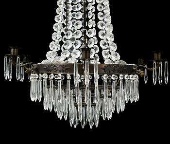 A mid century chandelier.