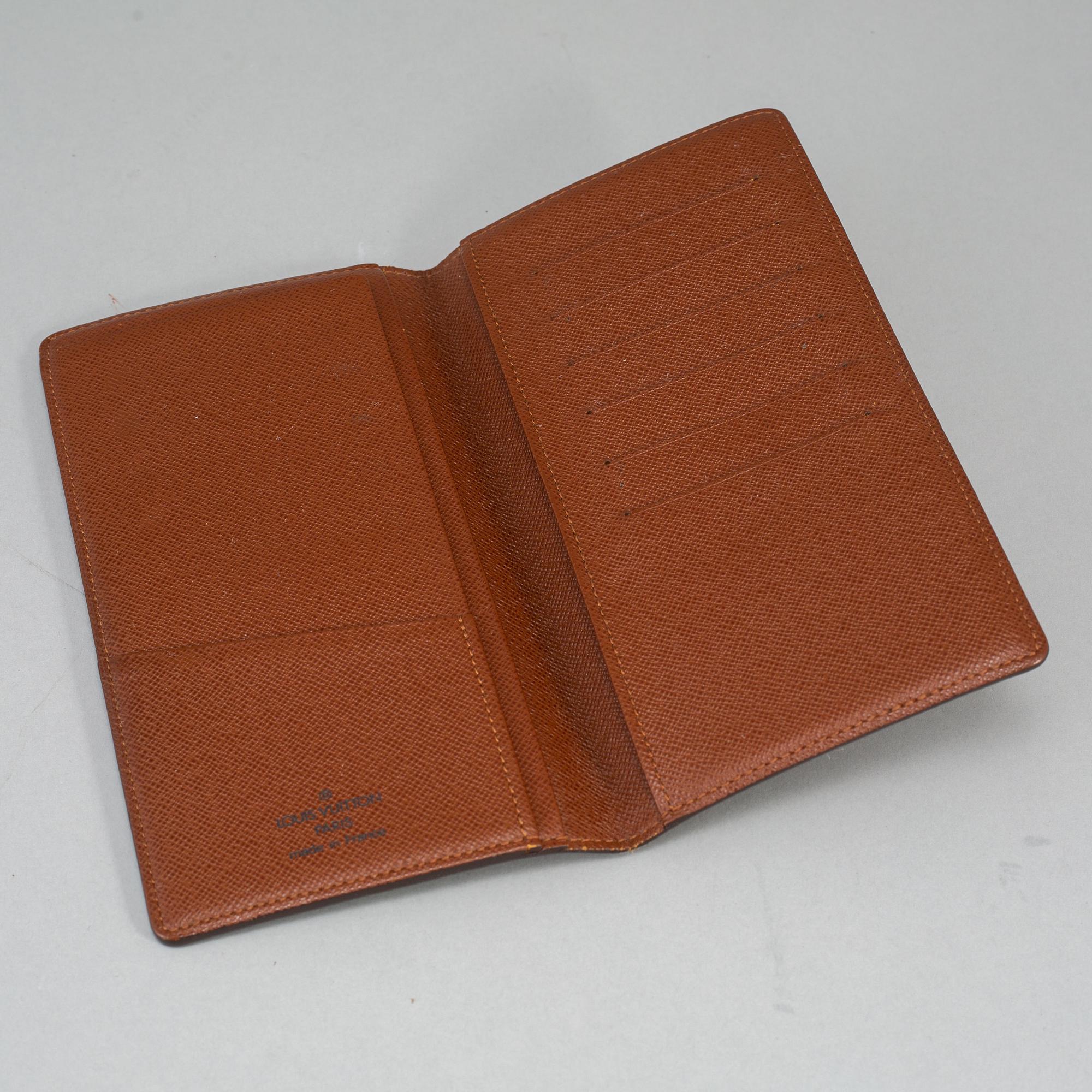 LOUIS VUITTON, plånböcker, 2 st.