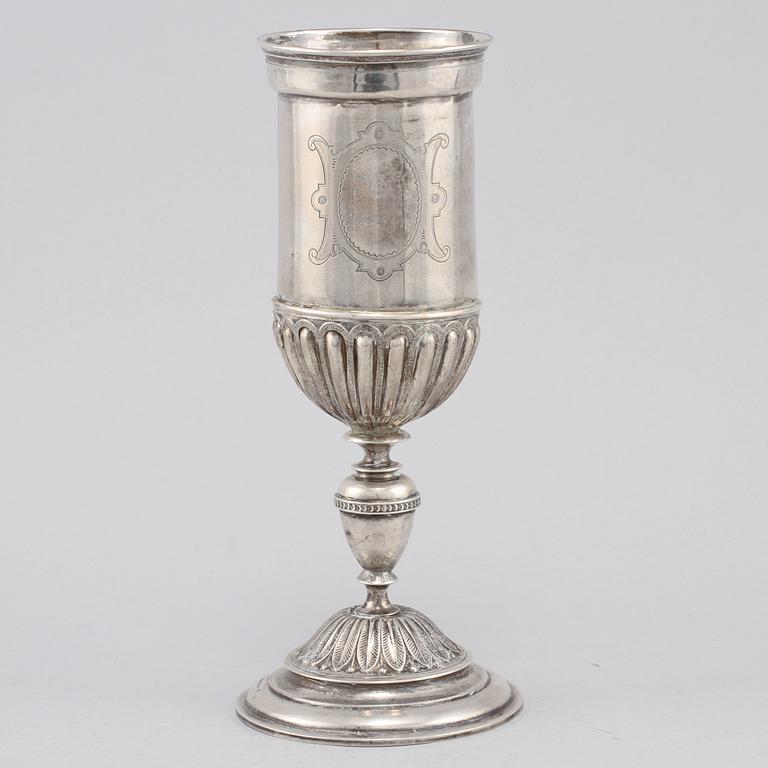 KALK, silver, C.G Hallberg, Stockholm, 1883.