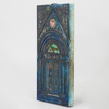 Rut Bryk, seinäreliefi, signeerattu a tergo BRYK.