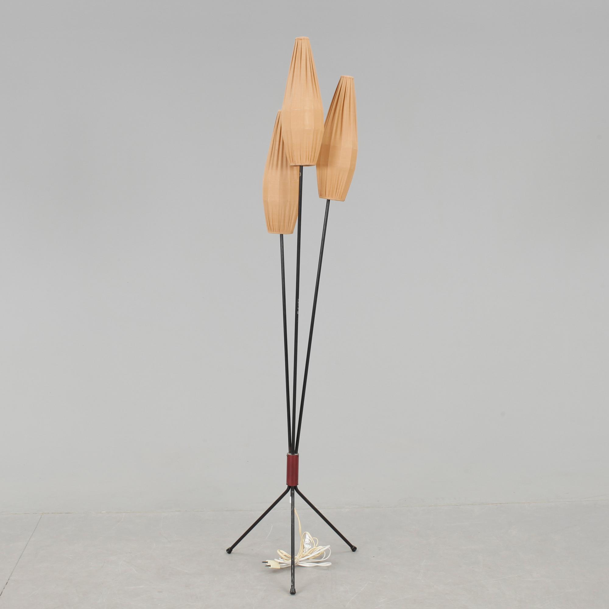 GOLVLAMPA, 1950-tal.