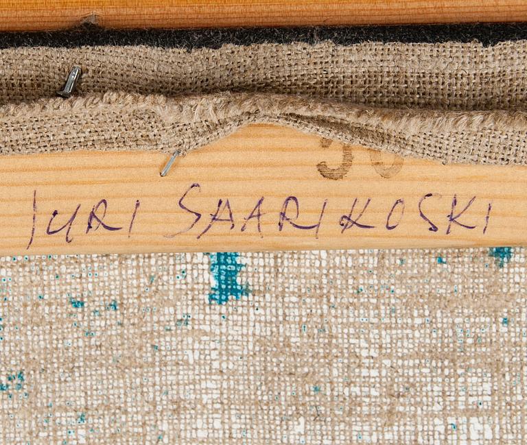 JURI SAARIKOSKI, öljy ja mehiläisvaha kankaalle, a tergo signeerattu ja päivätty 2005.
