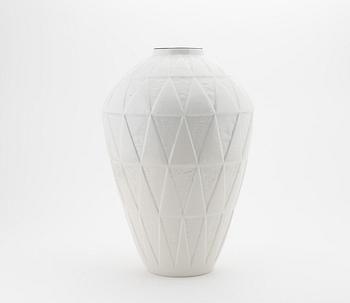 A mid 20th century stoneware vase by Hertha Bengtsson, Rörstrand, Sweden.