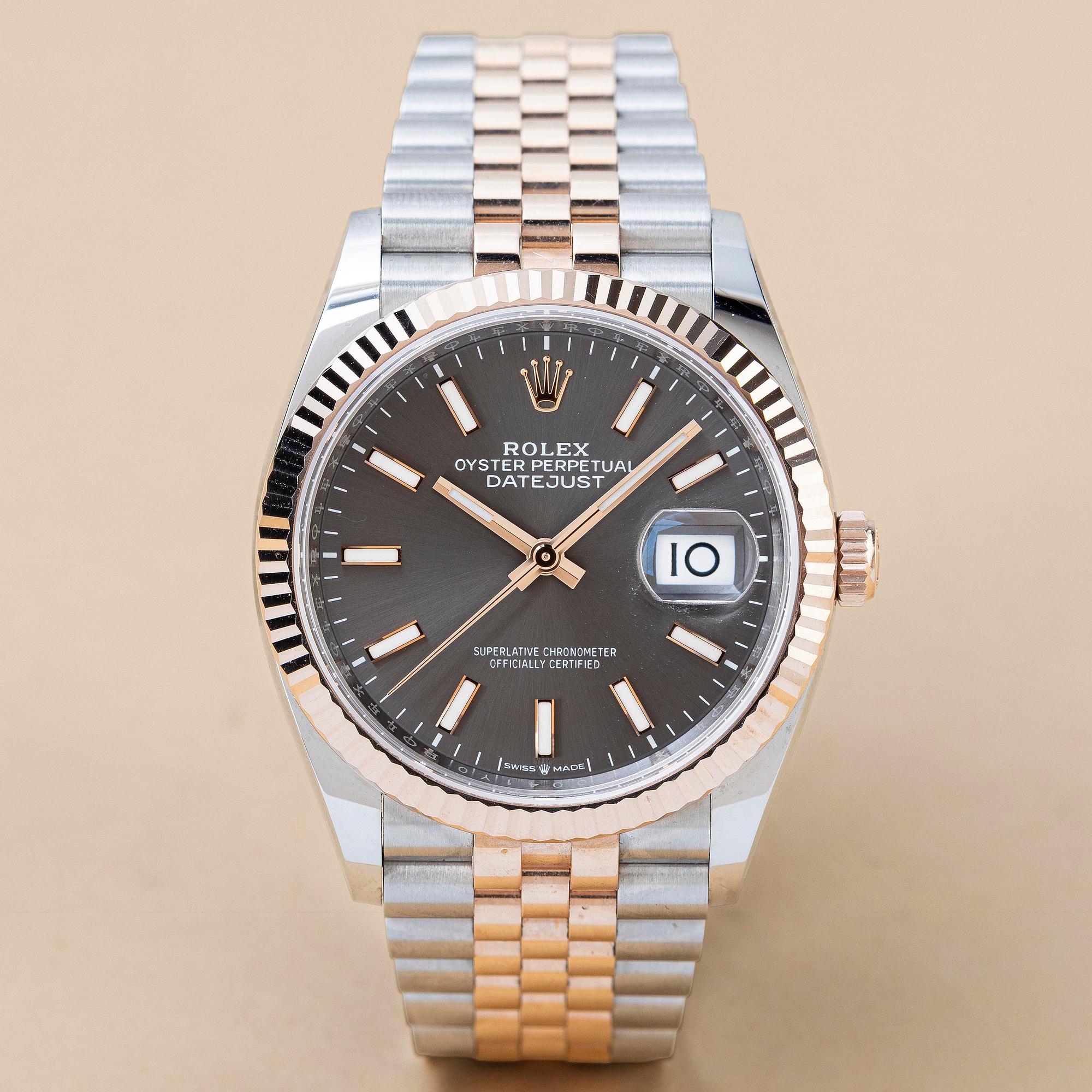 Rolex, Datejust 36, "Slate Dial", ca 2021.