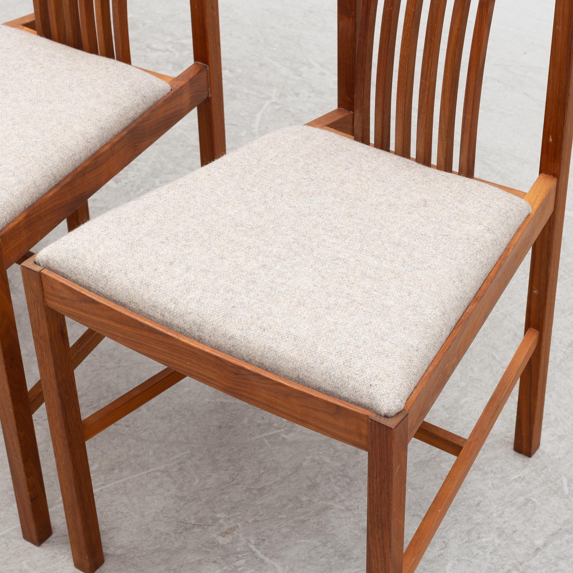 Chairs 4 pcs Carpenter master Johansson Markaryd, 2000s.