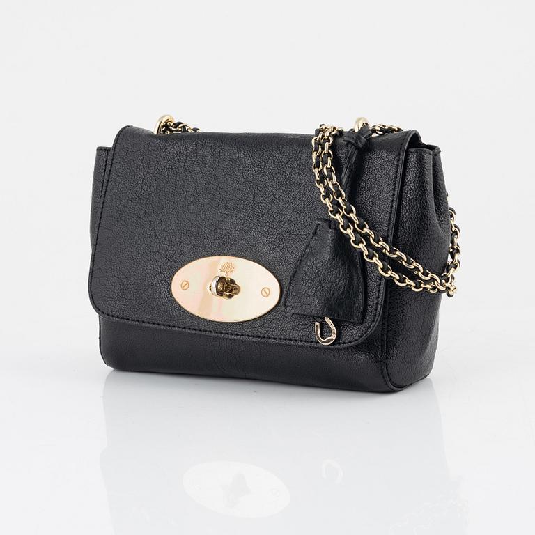 Mulberry, a black leather 'Lily' handbag.